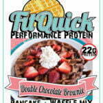FitQuick Double Chocolate Brownie pancake mix
