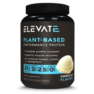 Elevate vegan protein tub