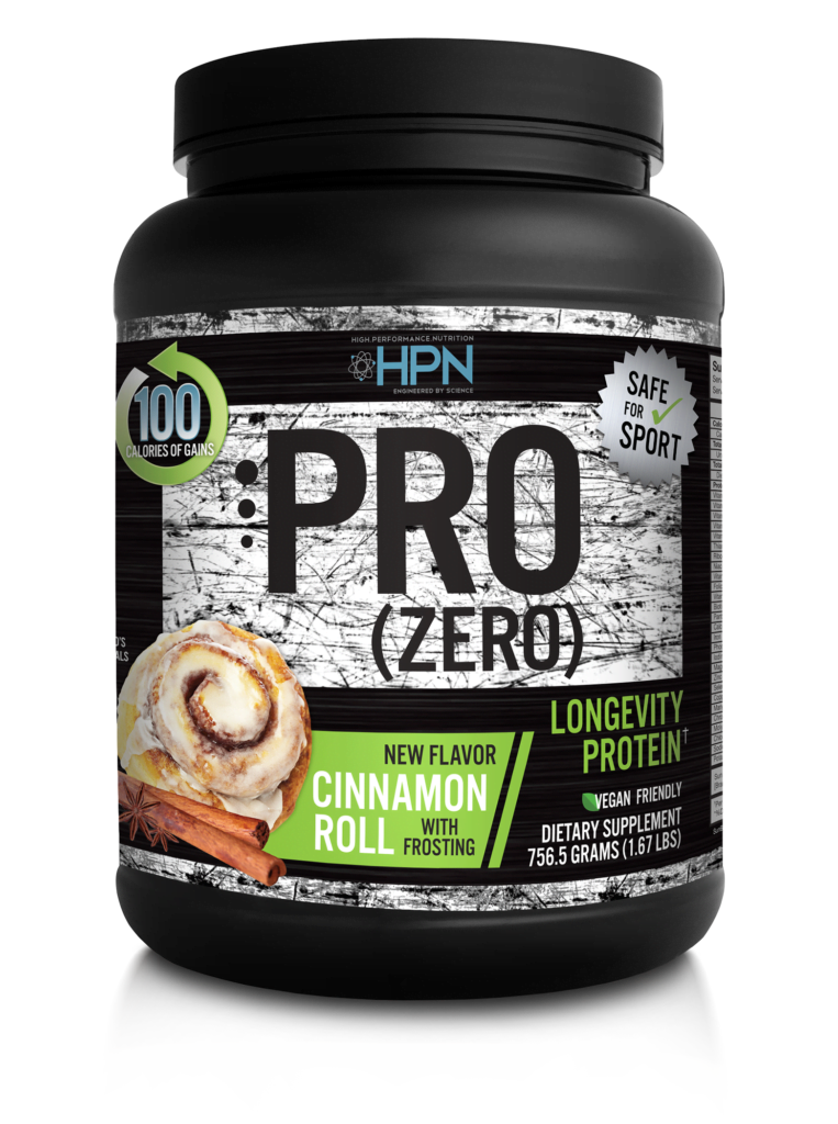 HPN Pro(Zero) Protein Powder in Cinnamon Roll with Frosting | Vegan