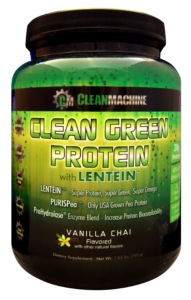 Clean Machine Clean Green Protein with Lentein