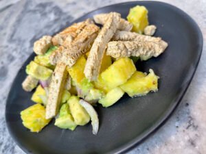Vegan Proteins Cuban Avocado Pineapple Salad