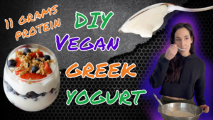 High Protein Vegan Greek Yogurt