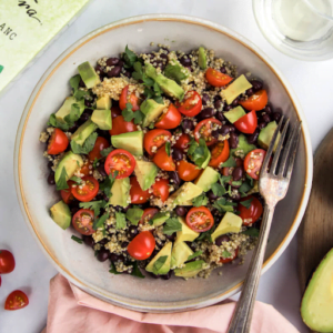 Vegan Proteins Vegan Quinoa and Kale Salad with Lemon Tahini Dressing