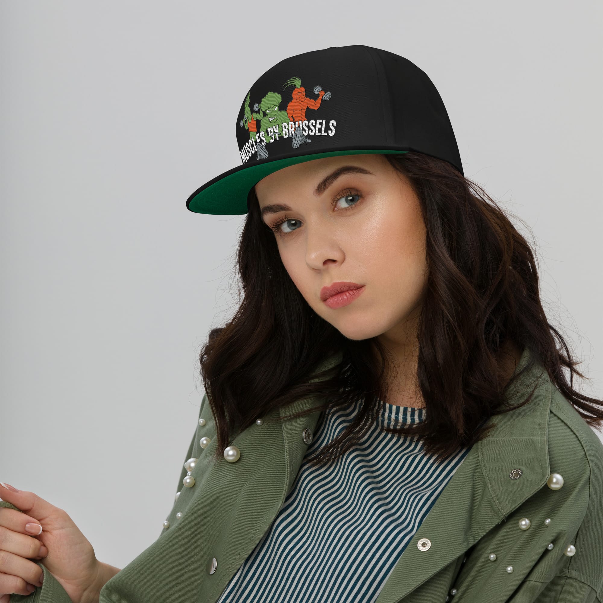 Muscles by Brussels Snapback Hat